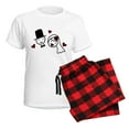 thumbnail image 5 of CafePress - Bride And Groom Women's Light Pajamas - Women's Short Sleeve Print T-Shirt and Pants Light Cotton Pajama Set, 5 of 7