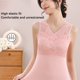 thumbnail image 3 of Guardurnaity Lencería sin costuras con cuello en V Sexy para mujer con almohadilla para el pecho, ropa transpirable de otoño para niñas, ropa interior Ropa interior Negro XXL Guardurnaity AP013425-02, 3 of 6