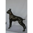 thumbnail image 4 of Nifao Boxer Dog bronze statue – Home Decor Sculpture, 35"L x 10"W x 36"H, 4 of 11