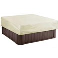 thumbnail image 1 of Bathtub Cover Outdoor Square Hot Tub Top Cover Waterproof Canopy Dust Cover Coated Silver Rainproof, 1 of 3