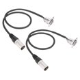 thumbnail image 1 of 3 Pin D Type XLR Cable, XLR Female Pass Through Cable Mic Feed Converter, Balanced XLR Male to Female Microphone Audio Cable Adapter 1.97ft for Panels,Stage Equipment, 1 of 7
