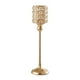thumbnail image 2 of Candelabro Dorado de Cristal de Estilo Europeo, Soporte para , Hogar, Dormitorio, Restaurantes, Sala de Estar, Candelabro 41cm Baoblaze candelabros de escritorio de cristal, 2 of 8