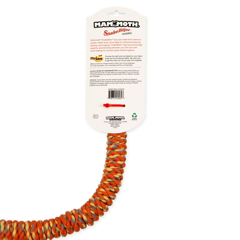 MAMMOTH SNAKEBITER SHORTY TOSS TUG & FLOSS MAMMOTH SNAKEBITER SHORTY TOSS TUG & FLOSS