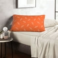 thumbnail image 6 of Rateoe Orange lightning Pattern Pillow Covers with Invisible Zipper(Pillows are not Included) Standard Pillowcases-14"x20", 6 of 6