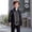 Black, variant on Liyamei Boys Leather Jacket with Stand Collar for Fall Casual Fashion Wear Size 3-4 Years