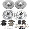 thumbnail image 3 of PowerStop Front and Rear Z23 Evolution Sport Carbon-Fiber Ceramic Brake Pad and Drilled & Slotted Rotor Kit Fits: LAND ROVER Select Models K6276, 3 of 10