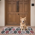 thumbnail image 4 of Red and Black Ethnic Geometric Pattern Door Rugs,Washable Non Slip Door Mats Indoor,Decorative Door Mats,Entry Mat Indoor for Entrance,Bedroom,Kitchen,Bathroom,16"x47", 4 of 6