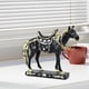 thumbnail image 5 of Estatua de caballo, decoración, figura coleccionable, regalo de cumpleaños, centro de mesa, obra de arte, manualidades Negro, 5 of 7