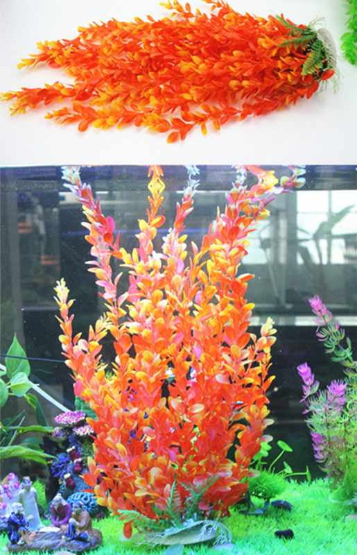 Aquarium Artificial Plants, Large Aquarium Plants Plastic Fish Tank