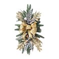 thumbnail image 4 of Swag Trim Garland Ornamento Corona de Navidad Sin/con suministros de fiesta ligeros, 4 of 8