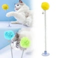 thumbnail image 1 of IMENGL Spring Cat Tease Plush Sucker Bottom Bar Toy Cat Stick With Hour Entertaining Indoor Cat Flexible Game Options In Different Settings Spring- Funny Stick: With a spring- design, this cat to, 1 of 1