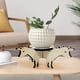 thumbnail image 3 of Soporte para maceta, maceta decorativa redonda moderna para interior con soporte para maceta de madera, regalo de decoración del hogar Wmkox8yii qwyer349, 3 of 4