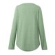 thumbnail image 4 of MHFRRA Camisa de Manga Larga con Cuello En V y Botones para Mujer, Blusa Informal para Otoño e Invierno, Cómoda, de Tela Suave, Elegante, para Uso Diario. Verde Claro, 4 of 7