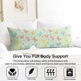thumbnail image 3 of Butterfly Body Pillow Cover - Soft & Breathable, Hidden Zipper, 20"x54", Floral & Tropical Butterfly Print - Perfect Gift for Butterfly Lovers, Side Sleepers & Aesthetic Decor, 3 of 7