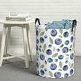 thumbnail image 5 of Blueberries funny Laundry Basket, Laundry Hamper Waterproof Laundry Bag Clothes Hamper Laundry Bin with Handles for Bedroom, Living Room, Kids Room-#, 5 of 5