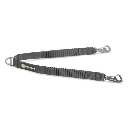 - - Double Track Coupler, Granite Gray, LEAD THE PACK: The Ruffwear Double Track Coupler is a leash adapter that allows you to easily walk two dogs without getting.., By RUFFWEAR