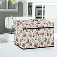 thumbnail image 4 of SEANATIVE Christmas Gingerbread Sewing Machine Cover with Pocket Dustproof Sewing Machine Cover Universal for Most Standard Sewing Machines Accessories, 4 of 7