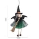 thumbnail image 3 of Fiudx Figura de Bruja de Halloween, Decoración Colgante Vintage Verde, Adorno de Cocina Espeluznante, para Uso Interior y Exterior, Decoración Festiva, Colgante Único de Halloween, Tamaño 24 X 13,5 X, 3 of 6