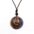 thumbnail image 2 of Natural Healing Crystal Stone Pendant Necklace Adjustable Spiral Necklace Jewelry, 2 of 2