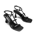 thumbnail image 3 of Dream Pairs Women's strappy dress sandals  Square Toe Heels, 3 of 7