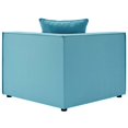 thumbnail image 4 of Modway Saybrook Outdoor Patio Upholstered Sectional Sofa Corner Chair in Turquoise, 4 of 7