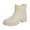 Beige, variant on Women Rain Boots Ankle Rain Boots Waterproof Non- Casual Shoes Short Rain Boots Wide Calf For Gardening Outdoor Work And Everyday Wear Rain Boots
