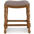 thumbnail image 3 of Leick Home Favorite Finds 25" Upholstered Counter Stool in Dune, 3 of 8
