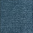 thumbnail image 4 of Unique Loom Davos Shag Collection Area Rug - Solid (7' 10" Square Marine Blue), 4 of 7