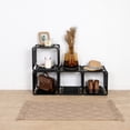 thumbnail image 5 of Evideco Smart Kube Stackable Bathroom Shelf Organizers with Hardware, Black, 5 of 11