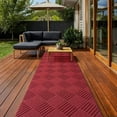 thumbnail image 7 of Goasis Lawn Red Runner Rugs 3'x 5' Indoor Non-Slip Carpet for Hallway Porch Entryway Garage, 7 of 7