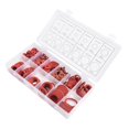 thumbnail image 4 of 600Pcs 12 Sizes Red Steel Paper Fiber Flat Washer Kit Insulation Washer Assorted, 4 of 7