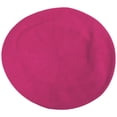 thumbnail image 5 of Cotton Beret - 11.5 inch Diameter - ONE SIZE FITS MOST - Berry, 5 of 6