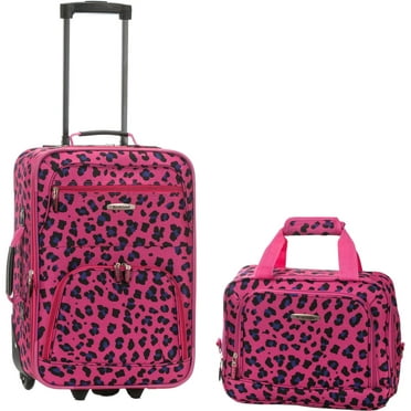 World Traveler Butterfly 2-Piece Hardside Carry-on Spinner Luggage Set ...