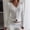 White, variant on Blouse Tops for Women V Neck Lace Panel Ribbed Cardigan T Shirt, Long Sleeve Solid Knit Top, Soft Stretchy Blouse with Elegant Lace Trim Blouses for Women