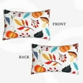 thumbnail image 4 of Fotbe Autumn Pumpkins Fall Leaves Pillow Cases - Envelope Closure - Luxury, Extra Soft, Cooling Pillow Covers - Wrinkle, Fade, Stain Resistant-14"x20", 4 of 9