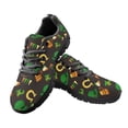 thumbnail image 1 of Zapatos planos con estampado de San Patricio para mujer, zapatillas con cordones y estampado de bandera irlandesa, zapatos informales transpirables para caminar, 1 of 6