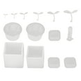 thumbnail image 2 of Silicone Mold Kit Casting Reusable DIY Craft Mould 2 Leaved Grass Making Tool Accessories, 2 of 11