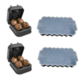 thumbnail image 1 of Bandeja para cubitos de hielo, moldes para cubitos de hielo para cócteles y whisky, reutilizables, 1 of 7