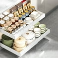 thumbnail image 3 of Expandable Pull Out Kithcen Cabinet Organizer, Ultra-thin 2" Slide Out Cabinet Organizer Drawer, 3 of 11
