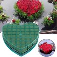 thumbnail image 4 of Soporte de flores WEIHJMXG 2 piezas Espuma floral en forma de corazón verde 20 x 19 cm, 4 of 5