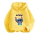 thumbnail image 4 of Sudadera con capucha y estampado de Stitch para niños y niñas, ropa informal con letras, estilo kawaii, moda, anime, manga, dibujos animados, 4 of 5