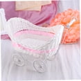 thumbnail image 3 of WRITWAA Cane Tricycle Flower Basket Unique Stroller Ornament For Home Wedding Birthday Dec, 3 of 7