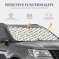 thumbnail image 4 of Balery 2 Piece Cartoon Sea Turtle Car Windshield Sun Shade|Foldable Front Windshield Shade for Car Front Window for Most Sedans SUV Truck-Medium, 4 of 7