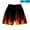3D-1, variant on Red And Yellow Flame Beach Shorts Men Women Short Pants Fitness Bodybuilding Shorts Male Breathable Mesh Quick Dry Jogger Trunks