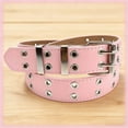 thumbnail image 5 of OQRKI Punk Style Belt for Women,Y2K Niche Pink Tone Western Outfit,43in, 5 of 7