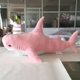 thumbnail image 3 of Tiburón de peluche de 45 cm con dibujos animados, animales acuáticos del océano, muñeco de tiburón para niños, regalo de cumpleaños, 3 of 6