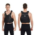 thumbnail image 2 of Zeraty Life Jacket for Adult,Float Buoyancy Aid Swim Vest for Swimming, Snorkeling, Kayaking Sailing,Black, 2 of 7
