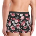 thumbnail image 4 of Bingfone Rose Flowers Men's Underwear - Casual Stretch Boxer Briefs-Large, 4 of 7