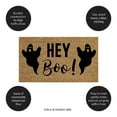 thumbnail image 6 of Evergreen 16 x 28 Inches Hey Boo! Door Mat | Non-Slip Rubber Backing | Dirt catching Natural Coir | Indoor and Outdoor Home Decor, 6 of 6