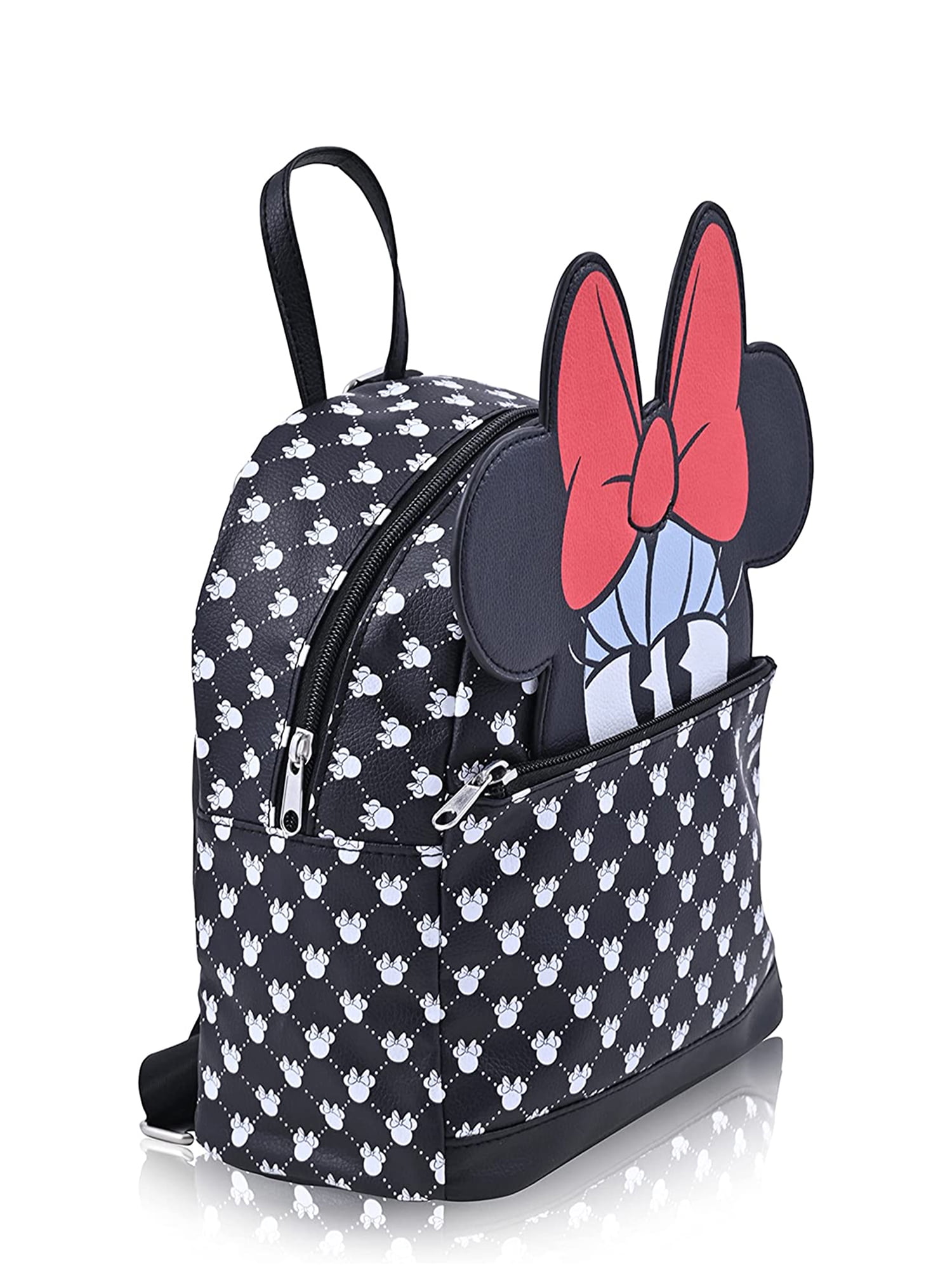 Disney Women’s Minnie Mouse Bow Mini Backpack, Black